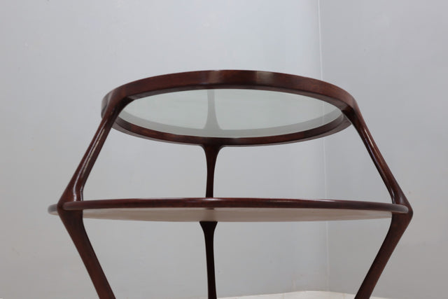 Pierluigi Giordani occasional round coffee table 1950s