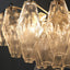 Carlo Scarpa poliedri chandelier 1960s, set of 2