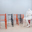 Post modern set of 6 lacquered metal chairs ARTIFORT 2000s