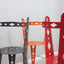 Post modern set of 6 lacquered metal chairs ARTIFORT 2000s