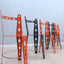 Post modern set of 6 lacquered metal chairs ARTIFORT 2000s