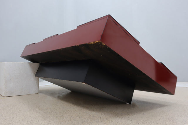 Roberto Monsani large coffee table ACERBIS 1970s