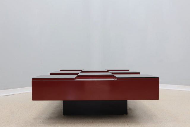 Roberto Monsani large coffee table ACERBIS 1970s