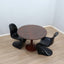 Peter Noever Red Granite Dining Table Zanotta 1979