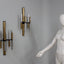 STILNOVO brass and aluminun tubes sconces 1950s