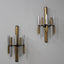 STILNOVO brass and aluminun tubes sconces 1950s