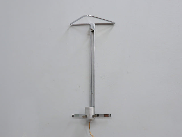 This refined set of three wall sconces, designed by Carlo Nason for AV Mazzega in the 1970s Each piece is crafted from Murano glass, transparent with delicate aquamarine hues