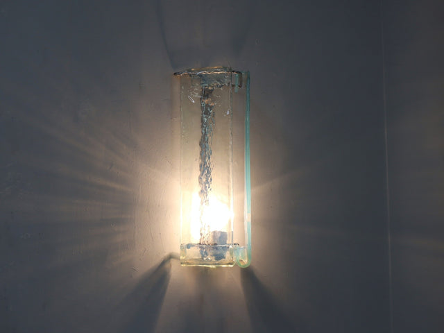 luminaires muraux AV Mazzega années 70 Vintage Murano glass wall lamp by Carlo Nason Murano Glas Wandleuchte lámparas de pared AV Mazzega años 70 e mazzega murano 1970.