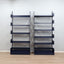 Vintage 1970s "Congresso" industrial metal bookcase by Lips Vago in rare bluette / Étagère modulable / Congresso Regal / Estantería azul