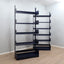 Vintage 1970s "Congresso" industrial metal bookcase by Lips Vago in rare bluette / Étagère modulable / Congresso Regal / Estantería azul