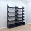 Vintage 1970s "Congresso" industrial metal bookcase by Lips Vago in rare bluette / Étagère modulable / Congresso Regal / Estantería azul