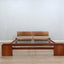 Stildomus walnut bed 1970s – Tobia Scarpa design, Italian vintage mid-century, lit en noyer vintage, Bett aus Nussbaum 70er Jahre