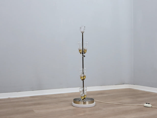 Stilux Milano Birillo 70s Floor Lamp Murano Glass Space Age Design Skulptur. Lampada da Terra Vintage, Verre de Murano, Original Label, Ottime Condizioni.