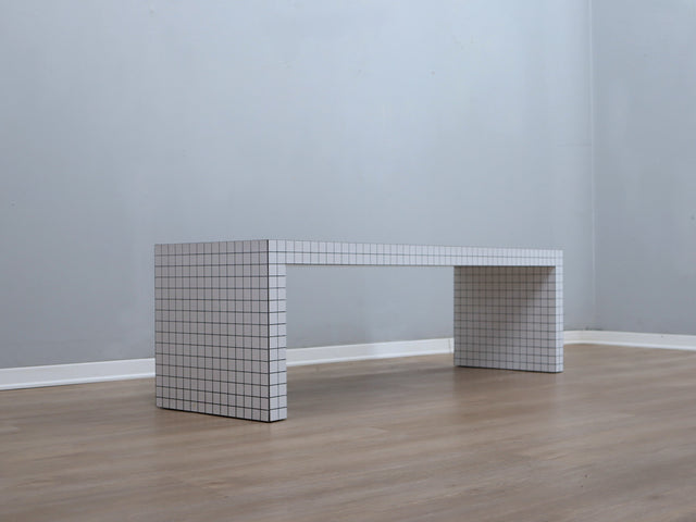 Original 1970s Quaderna bench by Superstudio for Zanotta; rare panca vintage, design radicale italiano, original 70er Jahre Bank, banco minimalista.