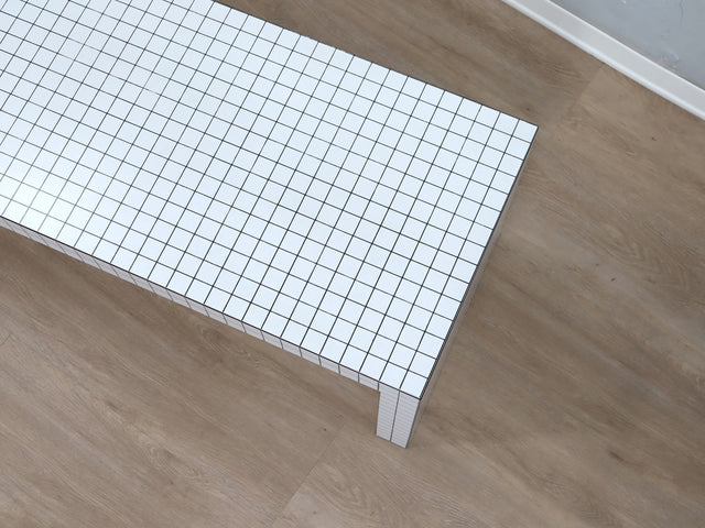 Original 1970s Quaderna bench by Superstudio for Zanotta; rare panca vintage, design radicale italiano, original 70er Jahre Bank, banco minimalista.