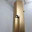 Kazuhide Takahama Totem lamp, gold floor lamp Sirrah 1980s, Italian postmodern lighting, vintage brass floor lamp,