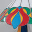 Vintage Tiffany style acrylic table lamp 1970s