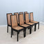 Tito Agnoli dining chairs 840 model, MONTINA 1970s