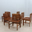 Transenna vintage dining chairs T. Ammannati and G. Vitelli 1970s