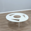 Ulyssimo minimal round coffee table by U. Müller Reisser 1990s