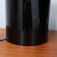 Vintage Oluce Atollo 233 large size, Magistretti, 1980s gloss black. Lampada originale grande. Black metal design lamp. Große Atollo Leuchte.