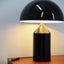 Vintage Oluce Atollo 233 large size, Magistretti, 1980s gloss black. Lampada originale grande. Black metal design lamp. Große Atollo Leuchte.