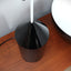 Vintage Oluce Atollo 233 large size, Magistretti, 1980s gloss black. Lampada originale grande. Black metal design lamp. Große Atollo Leuchte.