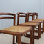 Vienna Straw curved wood chairs 1970s, set of 4