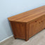 Vintage 1970s Italian solid walnut faceted sideboard in Scarpa and Michelucci style. Madia anni 70 noce massello. Enfilade noyer massif 1970.