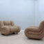 Pair of vintage boomerang armchair Italy 1970s
