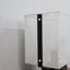 Late 1970s Lamperti table lamp with black Marquina marble base & metal mesh shade. Lampada da tavolo Lamperti marmo nero Marquinia anni 70.
