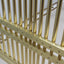 Vintage golden brass bed FRIGERIO 1970s