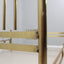 Vintage golden brass bed FRIGERIO 1970s
