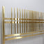 Vintage golden brass bed FRIGERIO 1970s