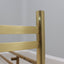 Vintage golden brass bed FRIGERIO 1970s