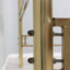 Vintage golden brass bed FRIGERIO 1970s