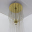 Murano glass chandelier cascade MAZZEGA 1970s