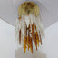 Murano glass chandelier cascade MAZZEGA 1970s