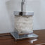 1970s Banci Firenze chrome and acrylic table lamp with plexiglass shade. Lampe de table Banci Firenze 70s. Banci Firenze Acryl Tischleuchte.