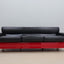 Vintage fiberglass 3-seater sofa LEMAX 1960s