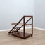 Carrello Bar Vintage 70s Legno Geometria Asimmetrica. Mid-Century Modern Trolley Wood Bar Cart Chariot de Service Bois.

