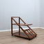Carrello Bar Vintage 70s Legno Geometria Asimmetrica. Mid-Century Modern Trolley Wood Bar Cart Chariot de Service Bois.

