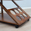 Carrello Bar Vintage 70s Legno Geometria Asimmetrica. Mid-Century Modern Trolley Wood Bar Cart Chariot de Service Bois.