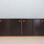 Vintage postmodern laminate and wood sideboard 1970s