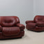 Sapporo leather armchairs MOBIL GIRGI 1970s