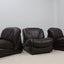 Vintage modular leather sofa 1970s
