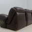 Vintage modular leather sofa 1970s