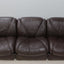 Vintage modular leather sofa 1970s