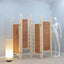 Vintage laquered room divider screen, separé 1970s