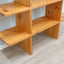 Ideal Form vintage modular bookcase natural larch wood 1970s